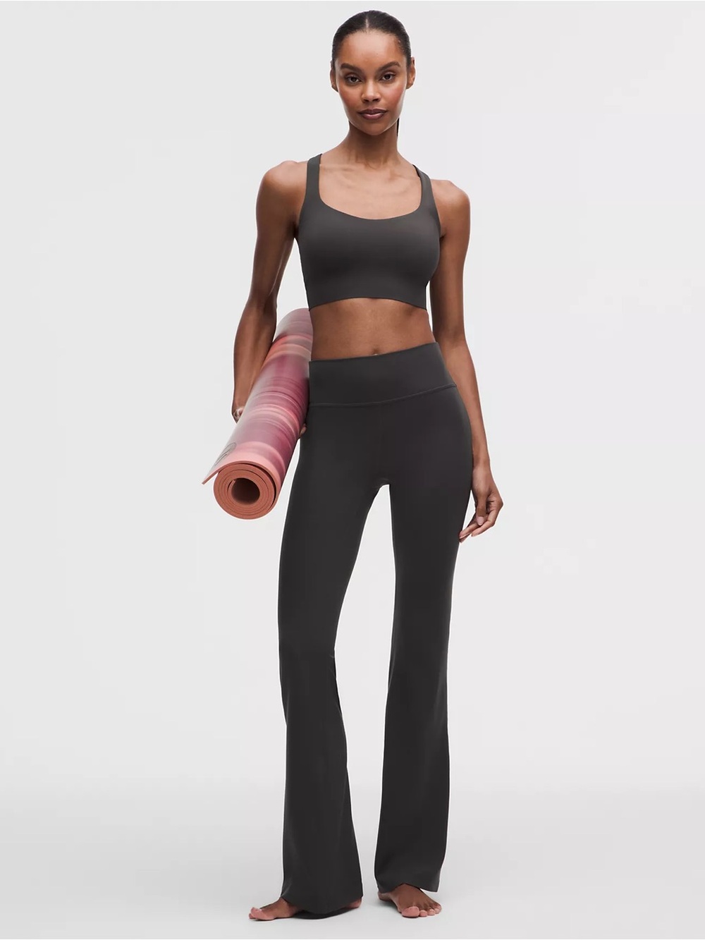 ⁠Lululemon Groove Nulu SHR Flared Pant Grey Size 4